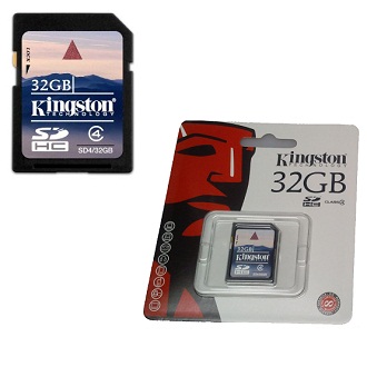  Kingston SDHC 32GB Class 4